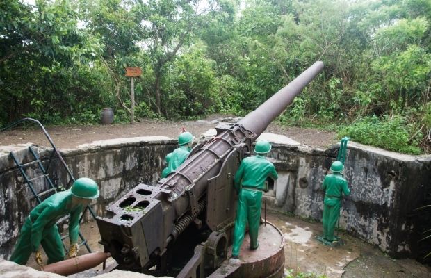 Cannon Fort in Cat Ba Island